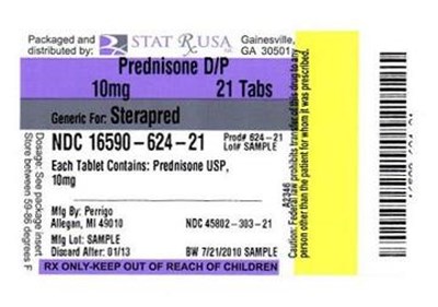 Prednisone 21 Dp 10mg Label Image (Prednisone 21 Dp 10mg Label)